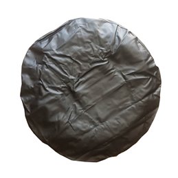 Black spare tire cover