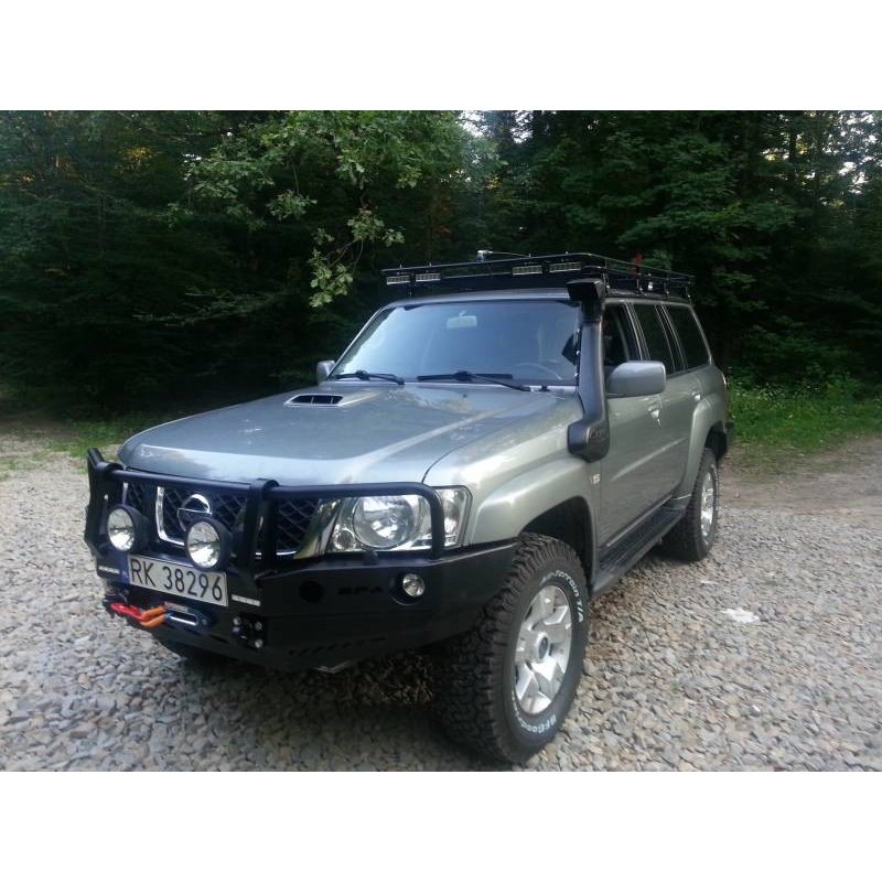 Lökháritó Nissan Patrol Y61 GU4 elsó - galytorővel