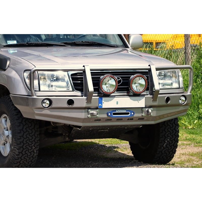 Nárazník Toyota Land Cruiser J100 predný - s rámom