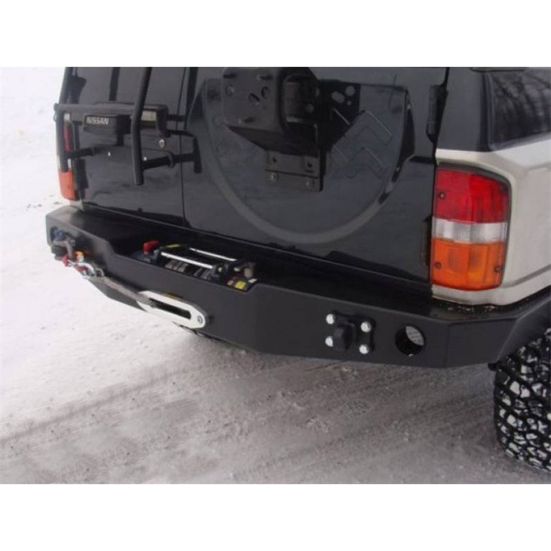 Bumper Nissan Patrol Y60 rear - with winch mount