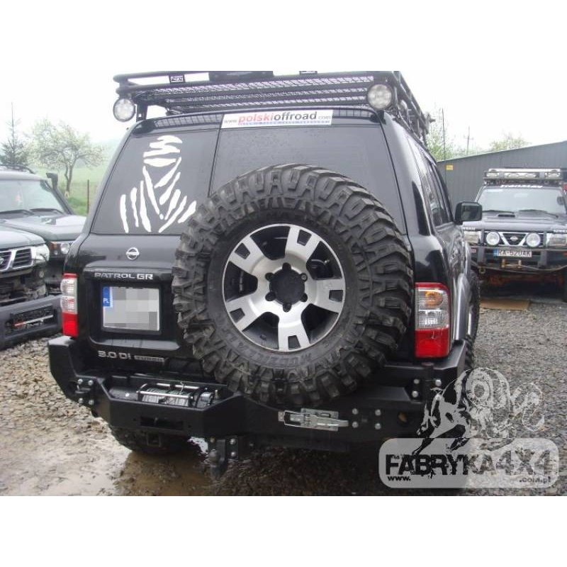 Lökháritó Nissan Patrol Y61 hátsó - csorló tartóval