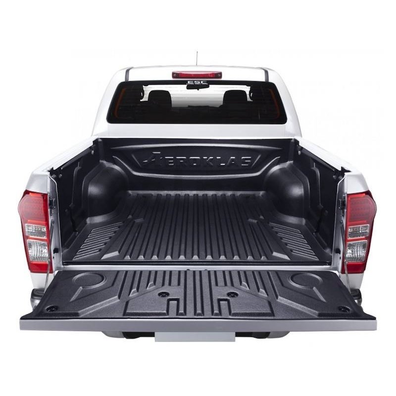 Aeroklas Bed Liner - under rail - to fit with OE cargo hooks - Isuzu D/C 2012-2020