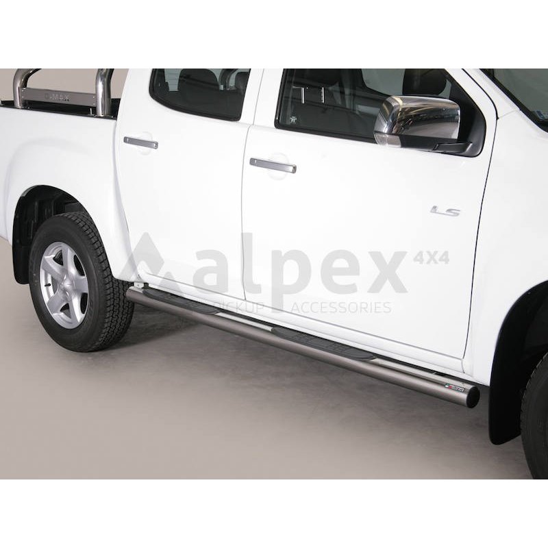 Misutonida Side Bar - with plastic steps, 76 mm - D-Max D/C 2012-2020