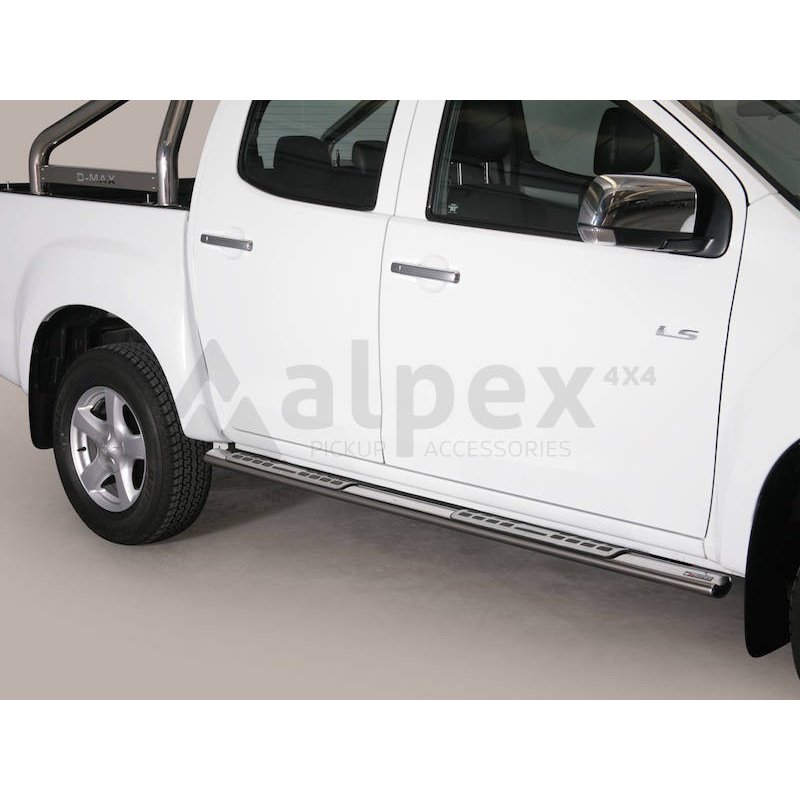 Misutonida Side Bar - with design steps, oval - D-Max D/C 2012-2020