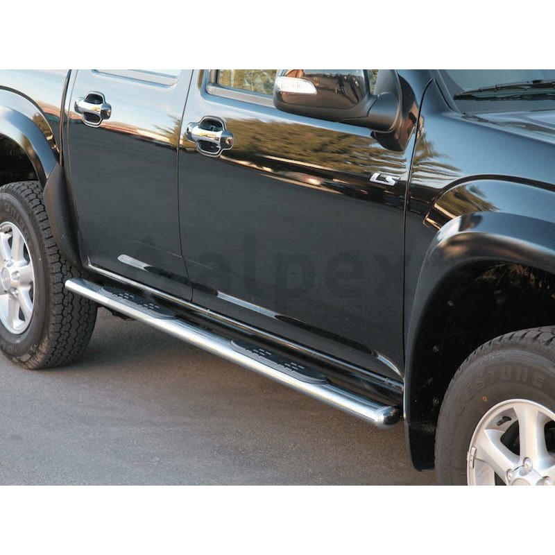 Misutonida Side Bar - with plastic steps, oval - D-Max D/C 2007-2012