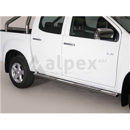 Misutonida Side Bar - with design steps, oval - D-Max D/C 2007-2012