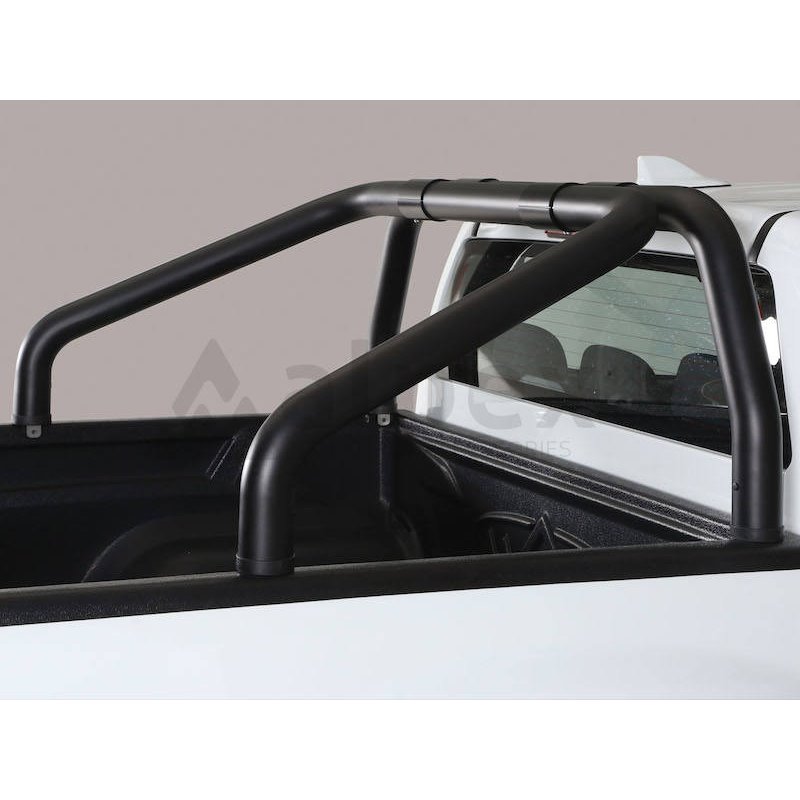 Misutonida Roll Bar - simple, 76 mm - black - L200 D/C 2010-2014