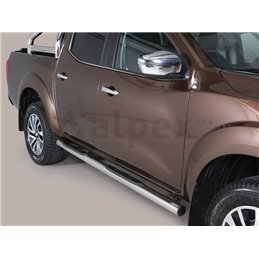 Misutonida Side Bar - with plastic steps, 76 mm - Navara D/C 2016-