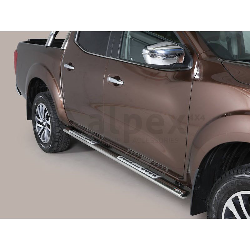 Misutonida Side Bar - with design steps, oval - Navara D/C 2016-