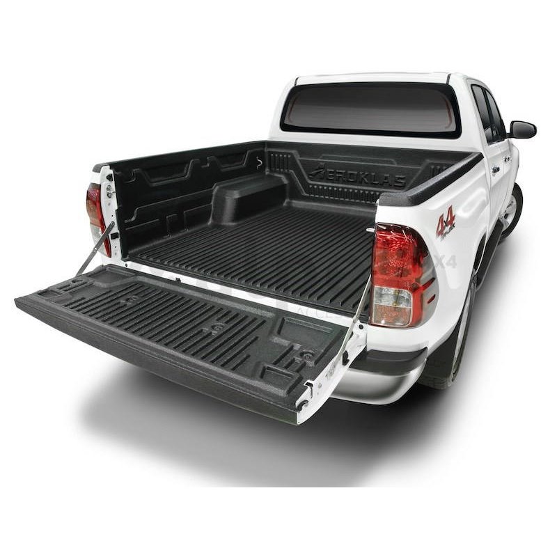 Aeroklas Bed Liner - over rail - to fit with OE cargo hooks - Toyota D/C 2015-