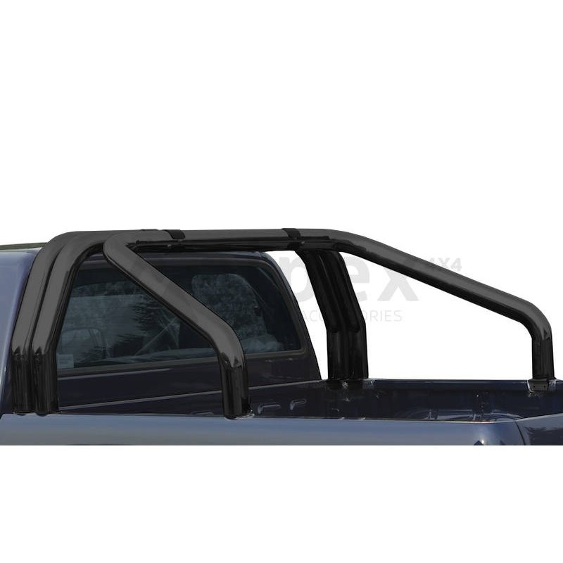 Misutonida Roll Bar - double, 76 mm - black - Hilux 2016-