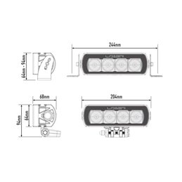 LAZER ST4 EVOLUTION LED LAMP