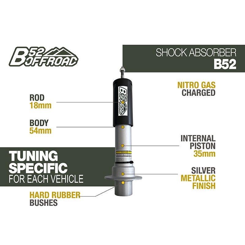 B52 OFFROAD SHOCK FOR JEEP CHEROKEE KK FRONT