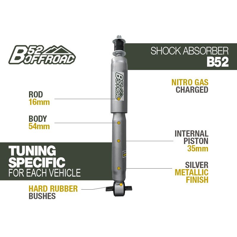 B52 OFFROAD SHOCK FOR JEEP GRAND CHEROKEE WJ/WGFRONT