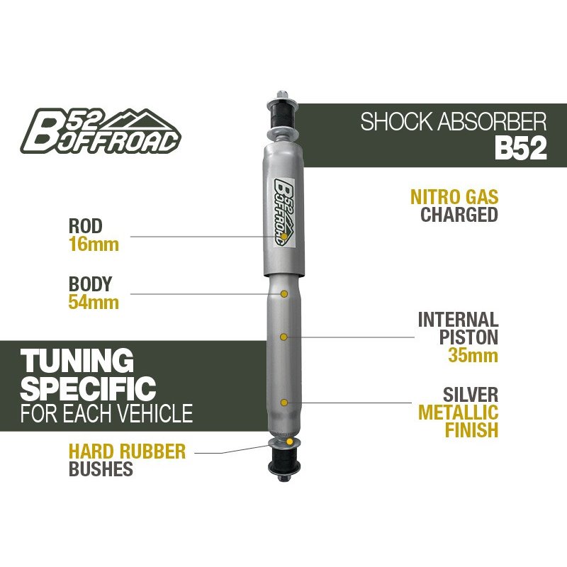 B52 OFFROAD SHOCK FOR LAND ROVER DEFENDER 90/110 FRONT