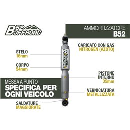 B52 OFFROAD SHOCK FOR MITSUBISHI PAJERO SPORT FRONT