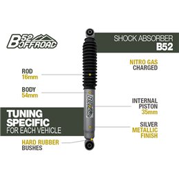 B52 OFFROAD SHOCK FOR SUZUKI NEW GRAND VITARA REAR