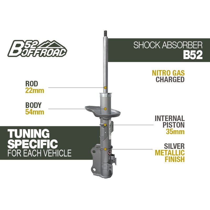 B52 OFFROAD SHOCK FOR SUZUKI NEW GRAND VITARA FRONT