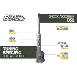 B52 OFFROAD SHOCK FOR SUZUKI VITARA FRONT