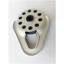 Snatch block for synthetic rope 8t