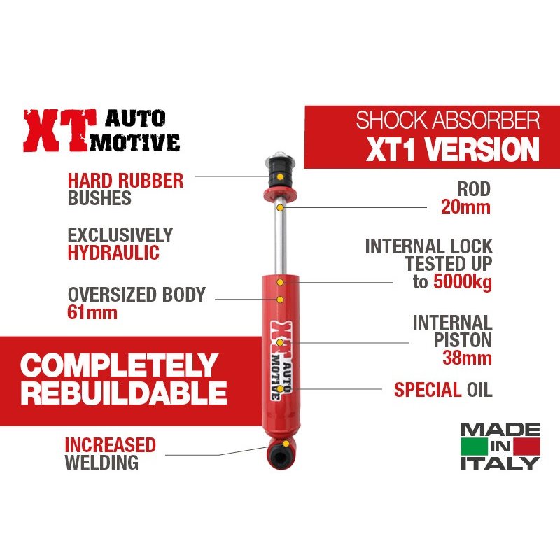 XT AUTOMOTIVE SHOCK pre ISUZU D MAX  2003-2012 predný