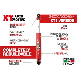 XT AUTOMOTIVE SHOCK FOR ISUZU D MAX FROM 2003 TO 2012 REAR