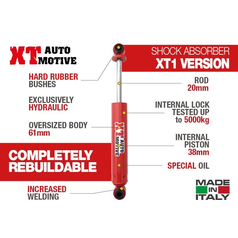 XT AUTOMOTIVE SHOCK FOR ISUZU D MAX FROM 2003 TO 2012 REAR