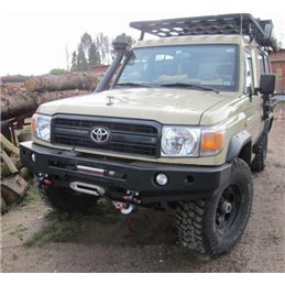 Bumper Toyota HZJ 78 from 2007 front - without bullbar