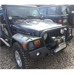 Front bumper Jeep Wrangler TJ with bullbar