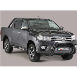 Misutonida EU gallytörő rács, 76 mm - fekete - Hilux 2020-