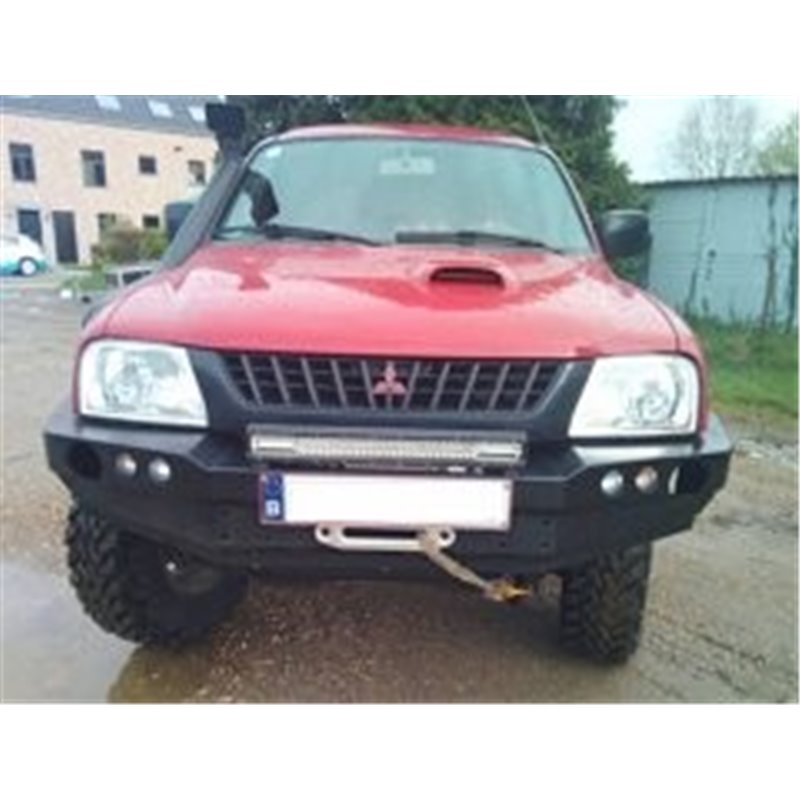 Bumper Mitsubishi L200 96-05, front - without  bullbar