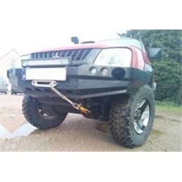 Bumper Mitsubishi L200 96-05, front - without  bullbar