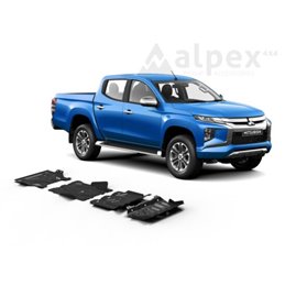 Rival Underbody guard set, 3mm steel - Mitsubishi L200/Fiat Fullback 2015+