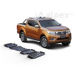 Rival Underbody guard set, 3mm steel - Nissan Navara 2005+