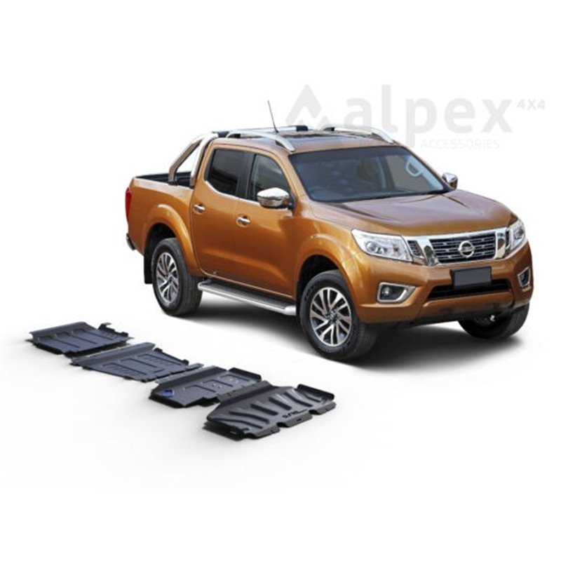 Rival Underbody guard set, 3mm steel - Nissan Navara 2005+