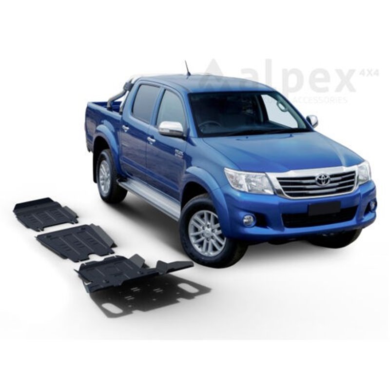 Rival Underbody guard set, 3mm steel - Toyota Hilux 2005-2015